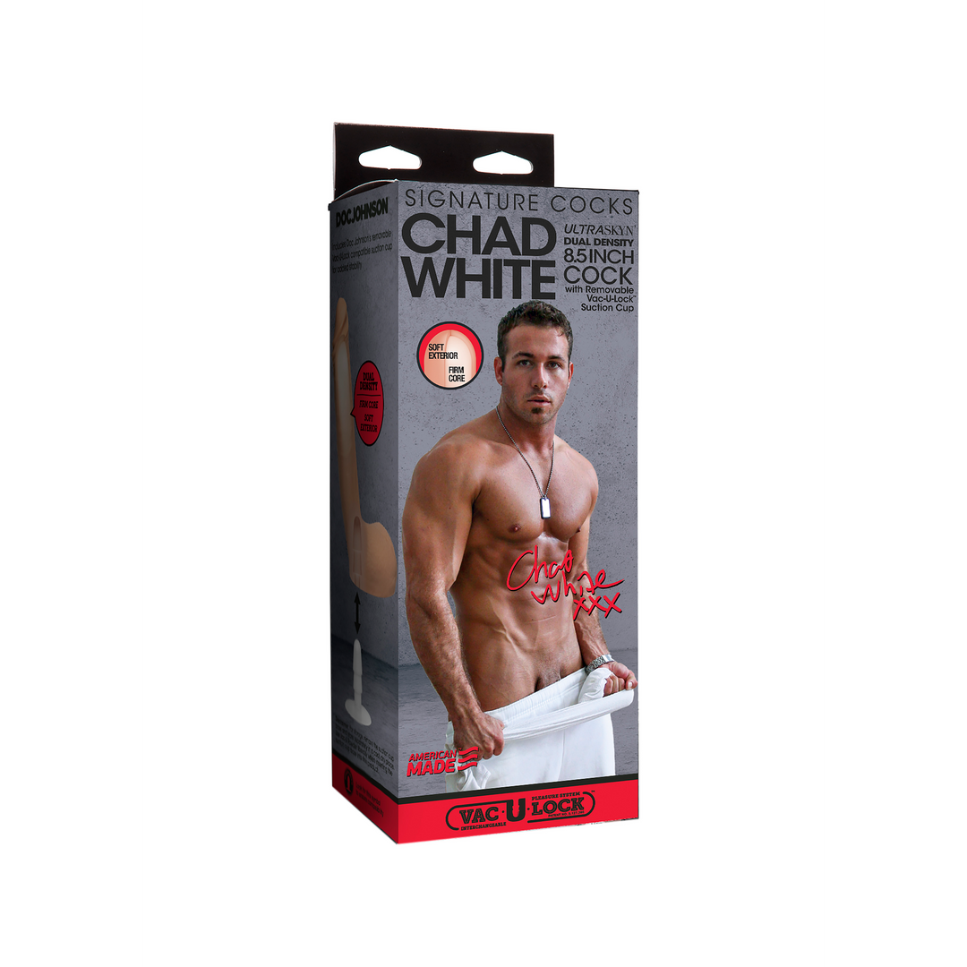 Doc johnson Chad White - Realistic ULTRASKYN Dildo - 8 / 20 cm (782421077853)