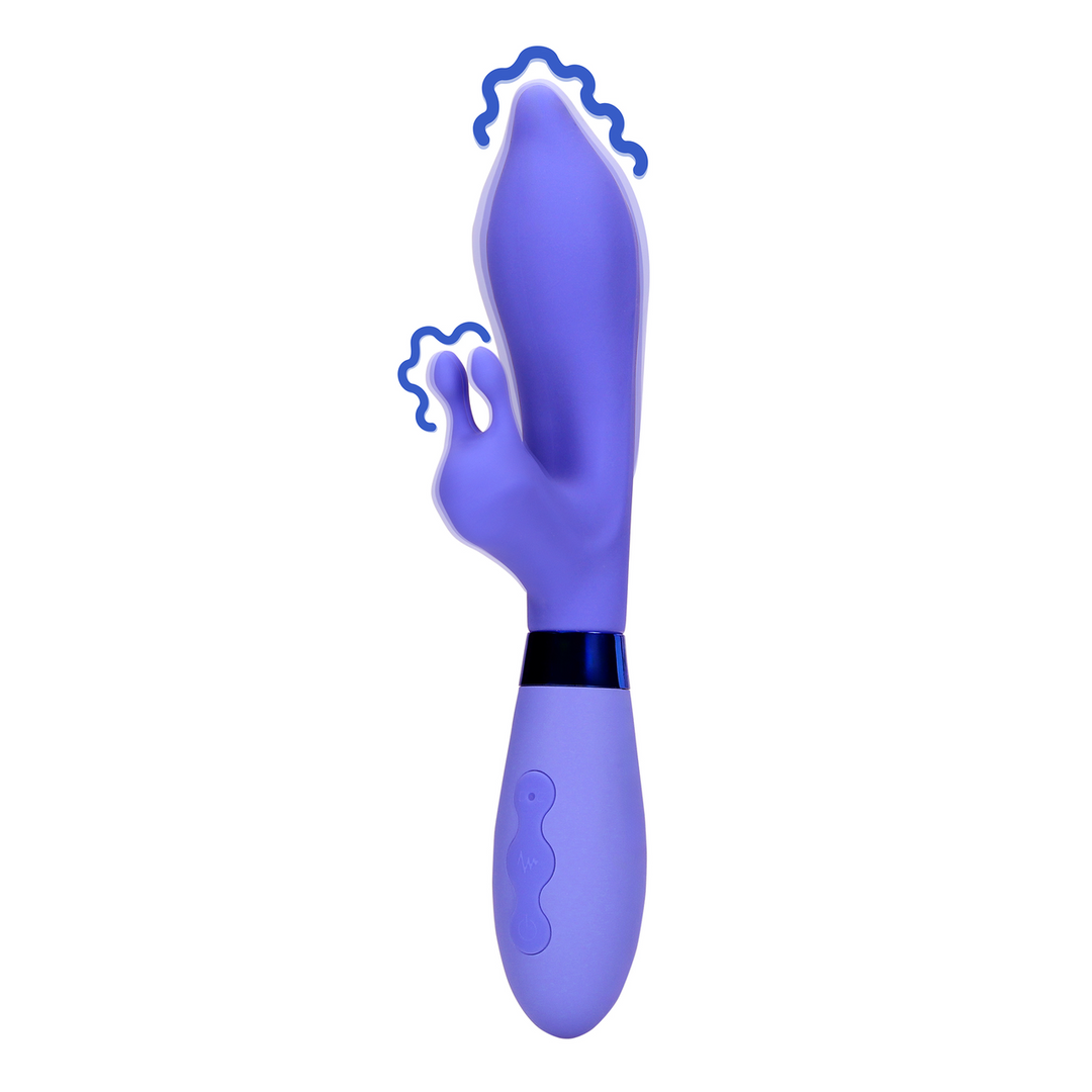 Loveline by shots Siliconen Puntige Konijnen Vibrator - Protanopia (8714273048912)