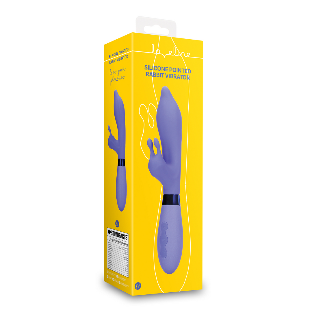 Loveline by shots Siliconen Puntige Konijnen Vibrator - Protanopia (8714273048912)