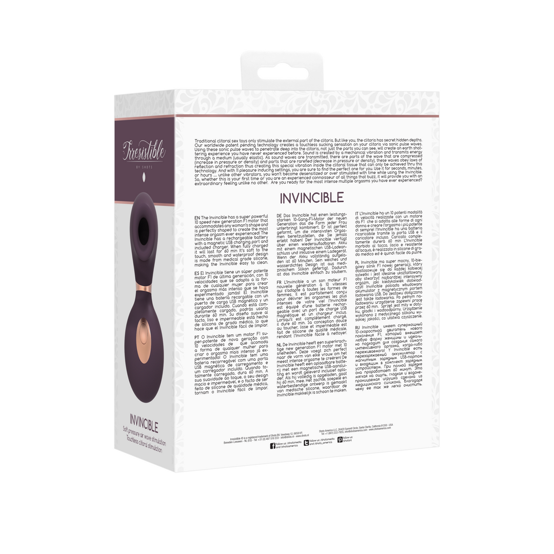 Irresistible by shots Onoverwinnelijk - Air Pulse Vibrator (8714273549372)
