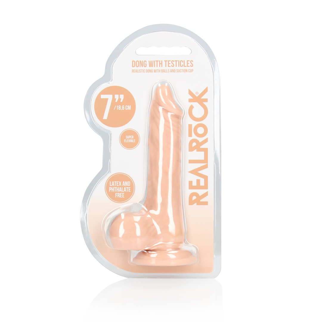 Realrock by shots Dong met Teelballen - 7 / 17 cm (7423522547519)