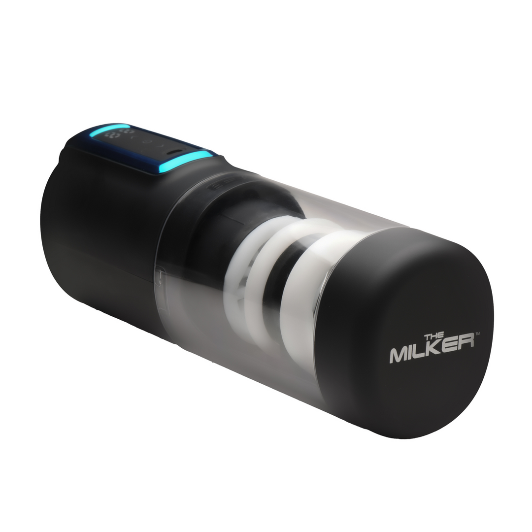 Xr brands Roto-Stroke - Duwende en Draaierende Masturbator - Zwart (848518056467)