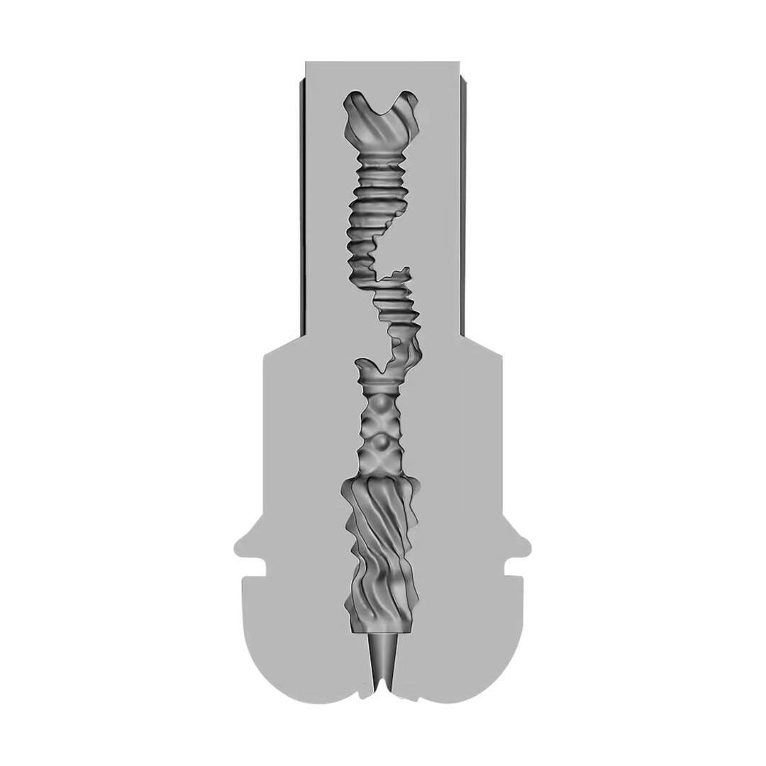 Realrock by shots Easy Rider - Pussy Masturbator - Zwart (8714273045027)
