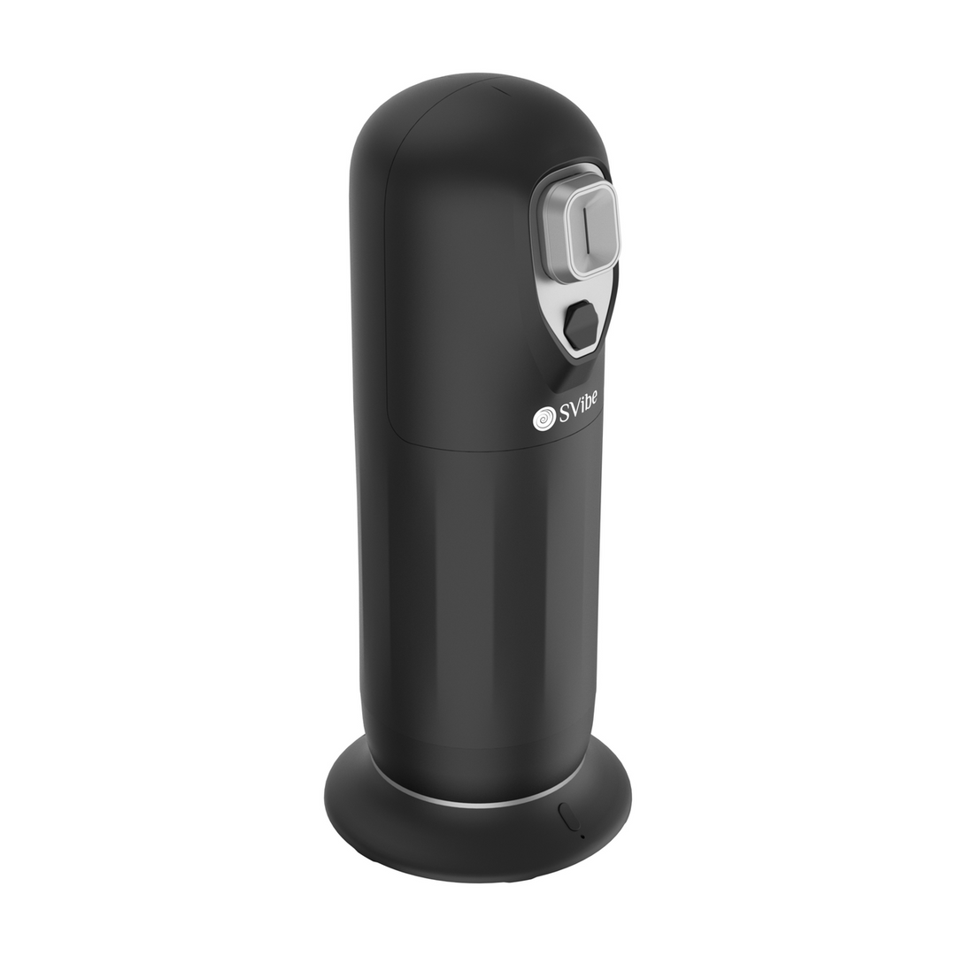 Snail vibe Ikon JET - Vibrerende Duwende Verwarmende Masturbator - Zwart (8720615765782)