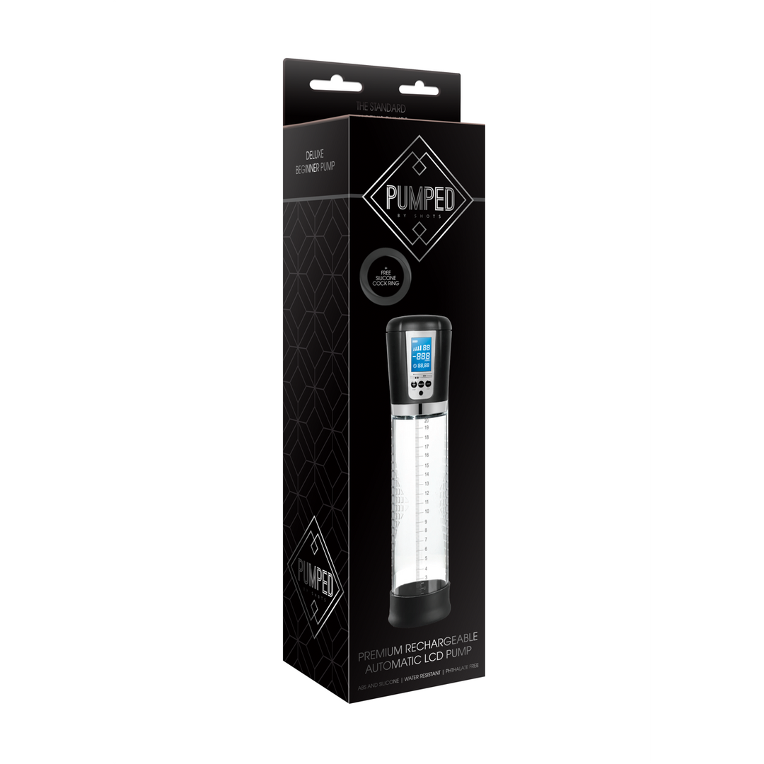 Pumped by shots Premium Oplaadbare Automatische LCD Pomp (8714273924452)