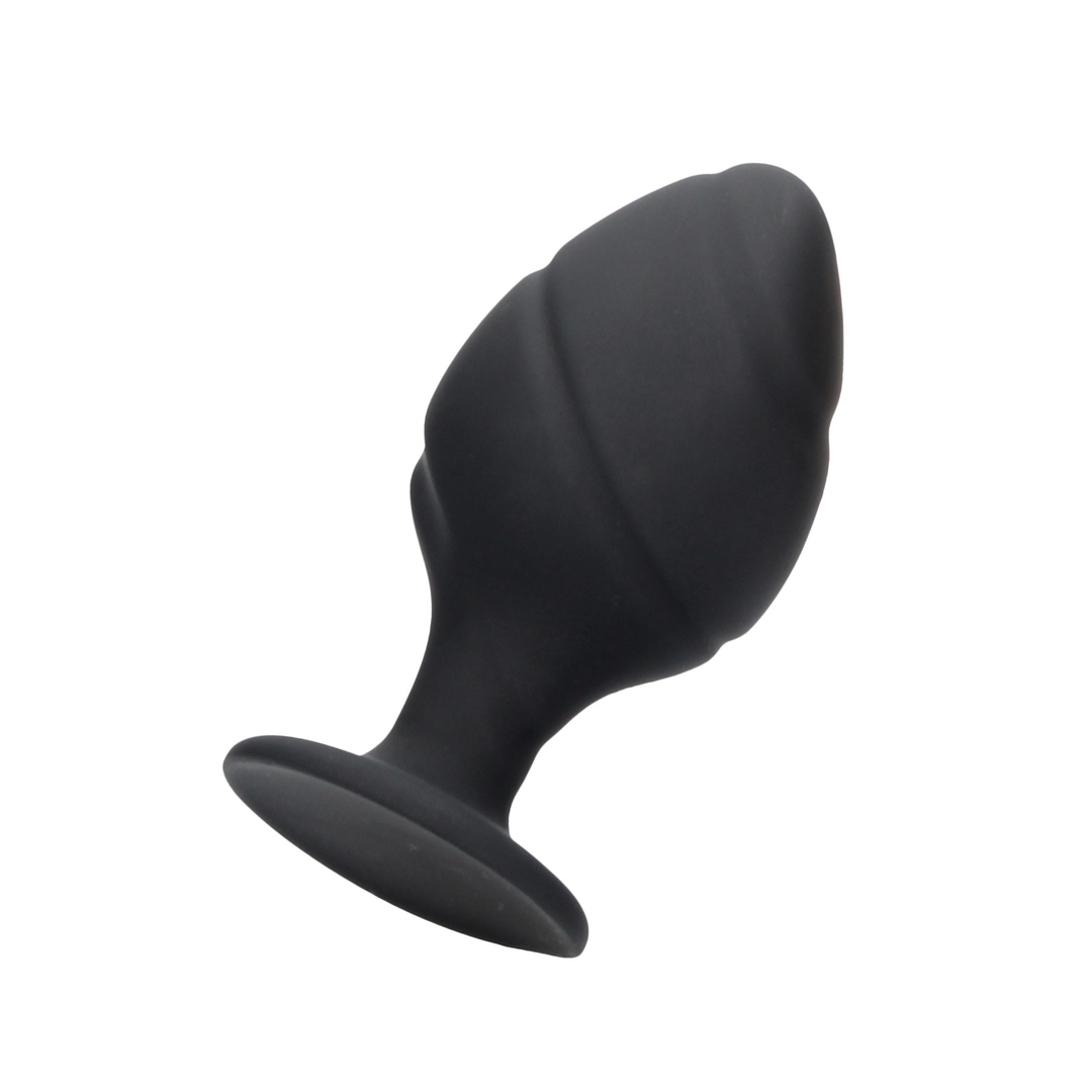 Ouch! by shots Gedraaid Butt Plug Set - Zwart (8714273925664)