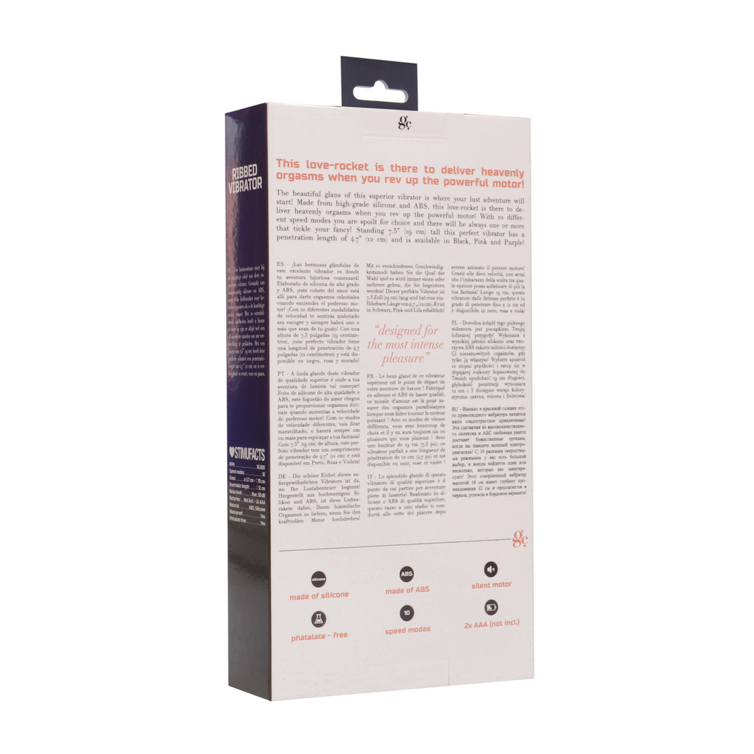 Gc by shots Geribbelde Vibrator (8714273928320)