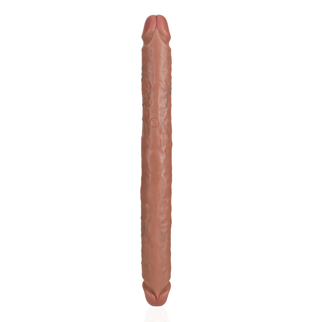 Realrock by shots Slim Double Ended Dong 14 / 35,6 cm - Tan (8714273505651)
