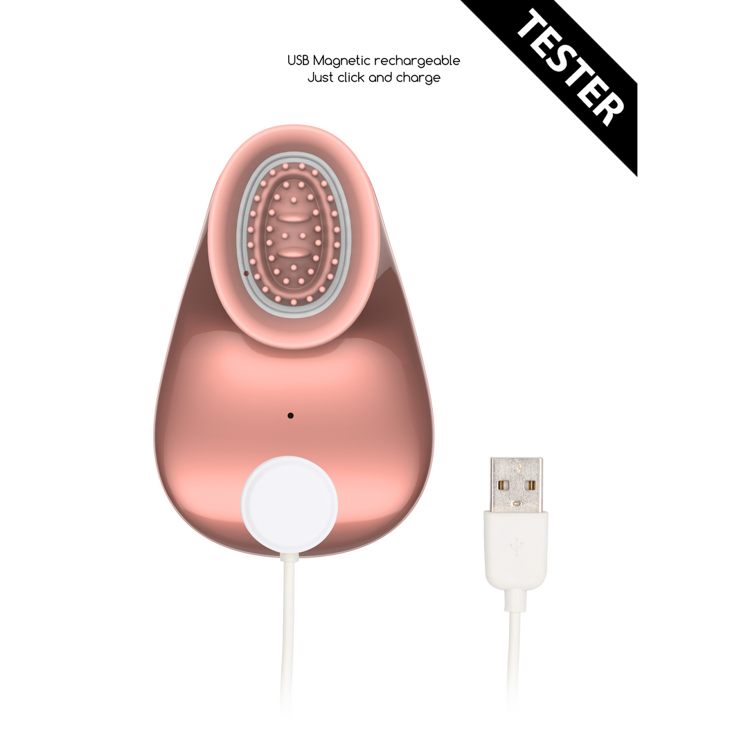 Innovation by shots Twitch Hands - Vrije Suction Vibration Speelgoed - Roze - Tester (8714273523334)
