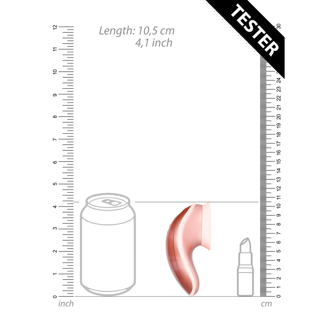 Innovation by shots Twitch Hands - Vrije Suction Vibration Speelgoed - Roze - Tester (8714273523334)