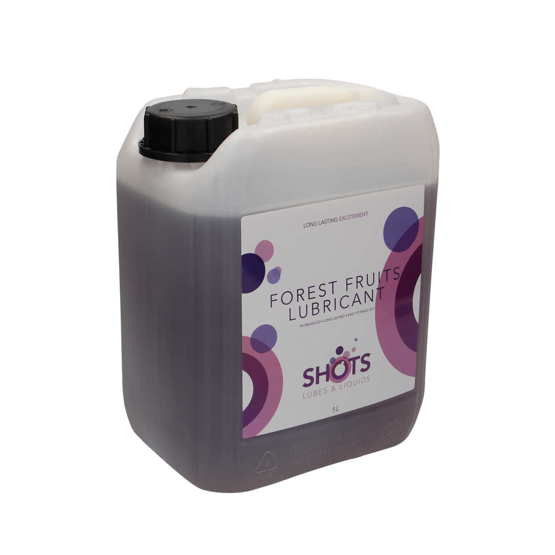 Shots lubes liquids by shots Smeermiddel - Bosvruchten - 1,3 gal / 5 l (8714273525352)