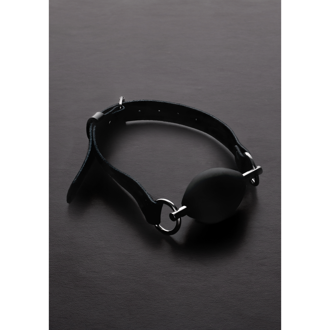 Steel by shots Ovale Siliconen Ball Gag (8714273535399)