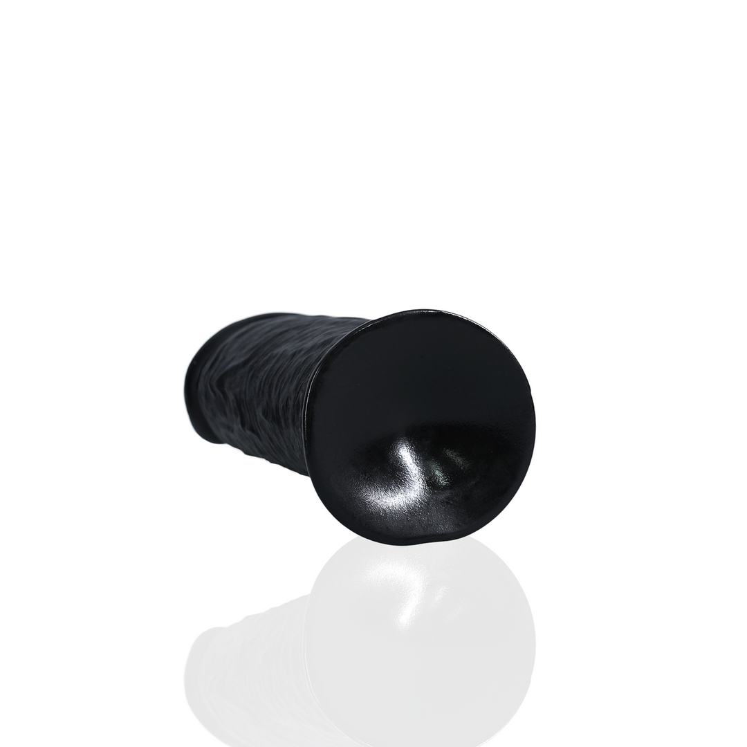 Realrock by shots Extra Dikke Recht zonder Ballen 8 / 20,3 cm - Zwart (8714273505279)