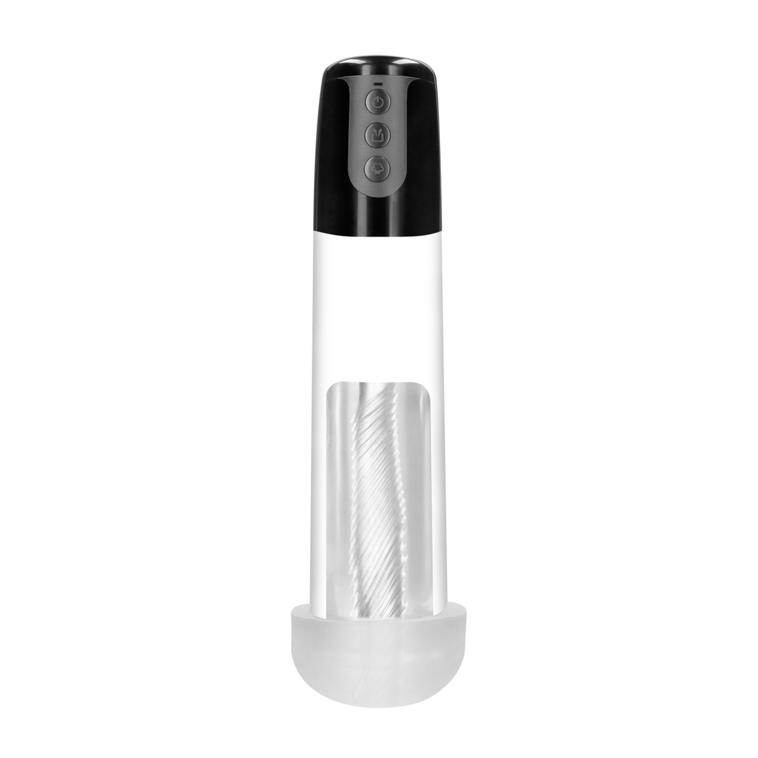 Pumped by shots Automatische Cyber Pomp met Masturbatie Sleeve (8714273531759)