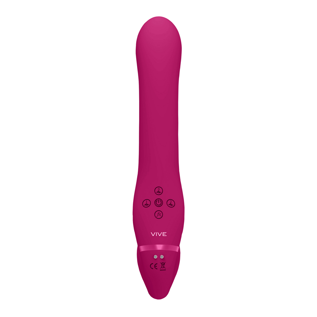 Vive by shots Ai - Dual Vibrating Air Wave Tickler Strapless Strapon (8714273537522)