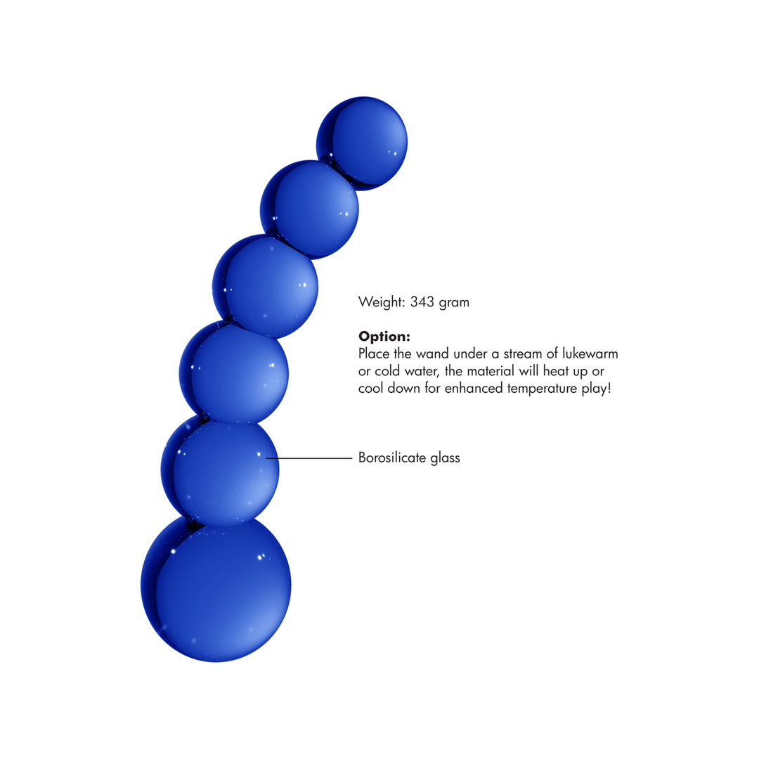Chrystalino by shots Planeten - Glazen Dildo (8714273923462)