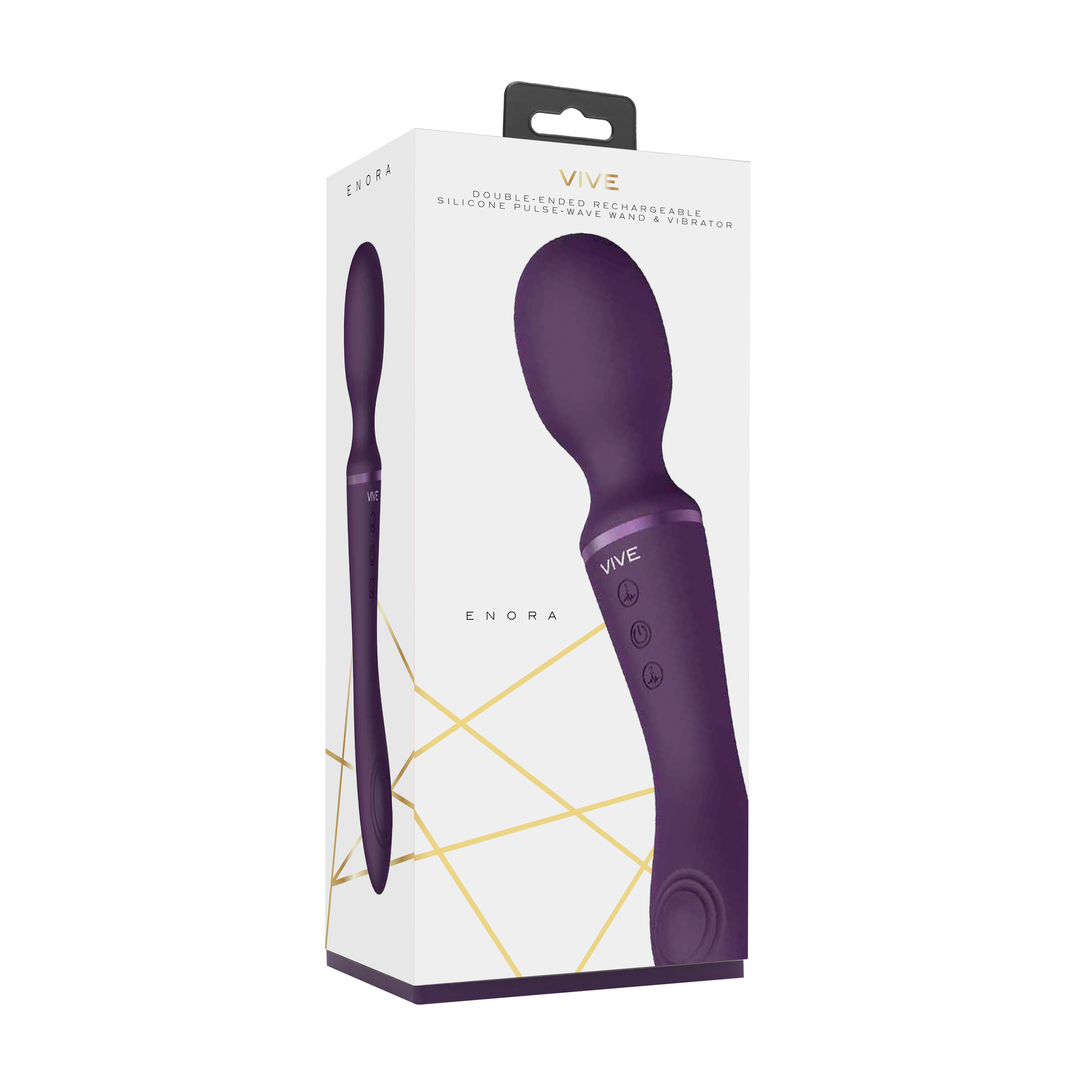 Vive by shots Enora - Wand Vibrator - Paars (8714273522146)