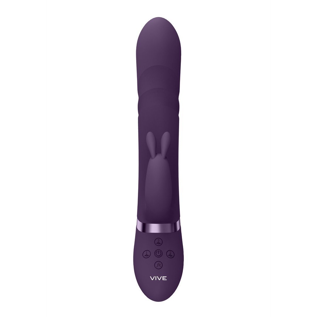 Vive by shots Nari - Vibrerende en Draaiende Parels, G-Spot Rabbit - Paars (8714273537935)
