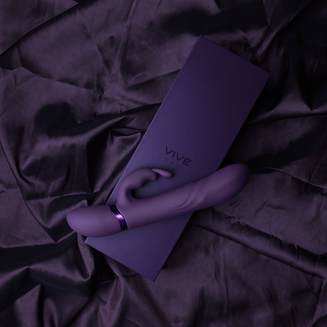Vive by shots Nari - Vibrerende en Draaiende Parels, G-Spot Rabbit - Paars (8714273537935)