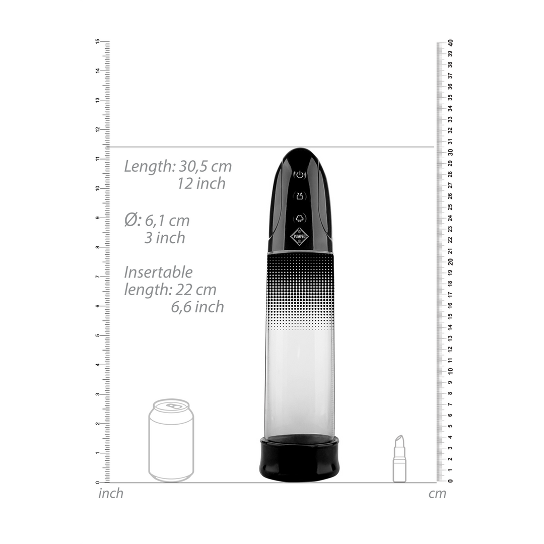 Pumped by shots Automatische Oplaadbare Luv Penis Pomp (8714273504692)