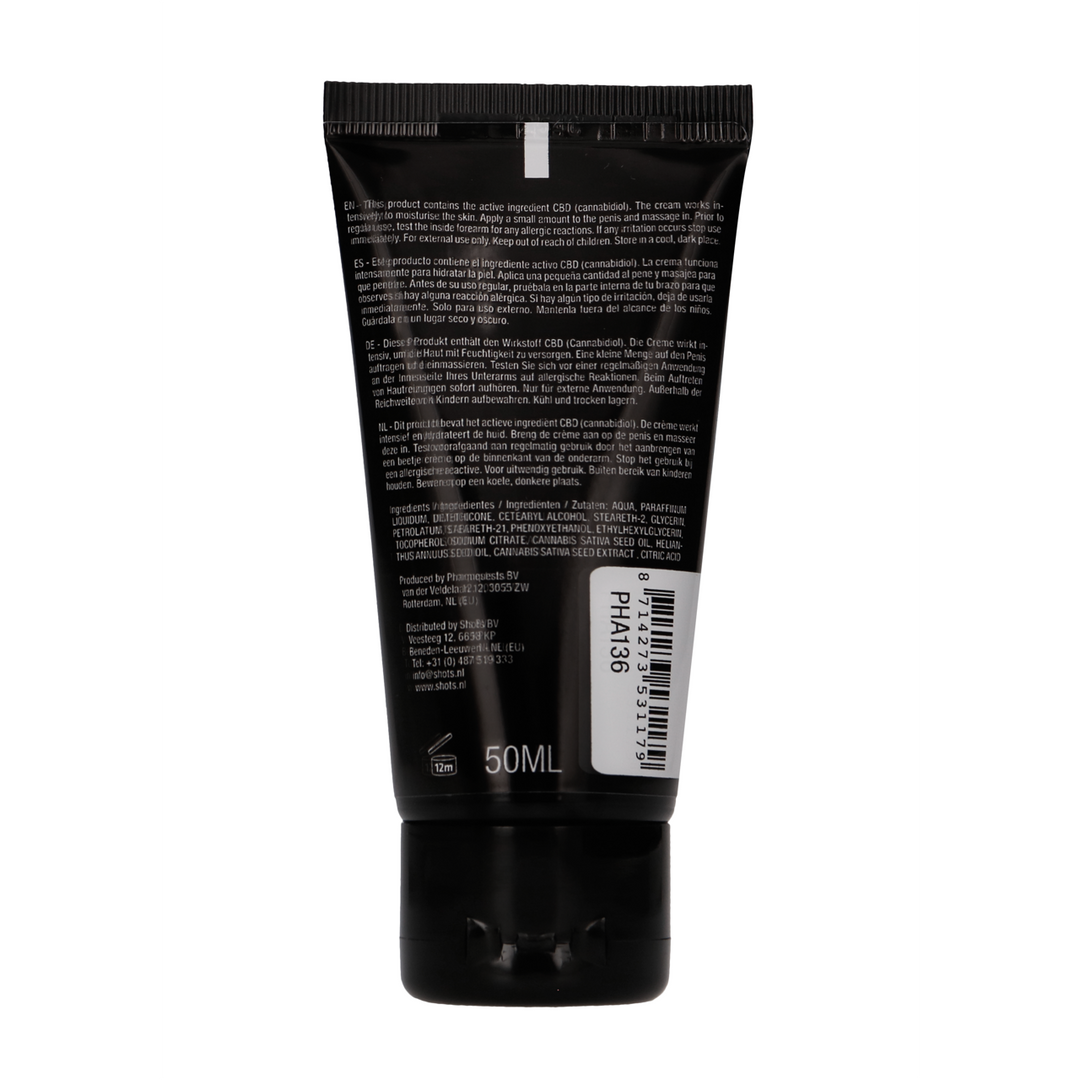 Pharmquests by shots CBD Cannabis Masturbatiecrème voor Hem - 2 fl oz / 50 ml (8714273531179)