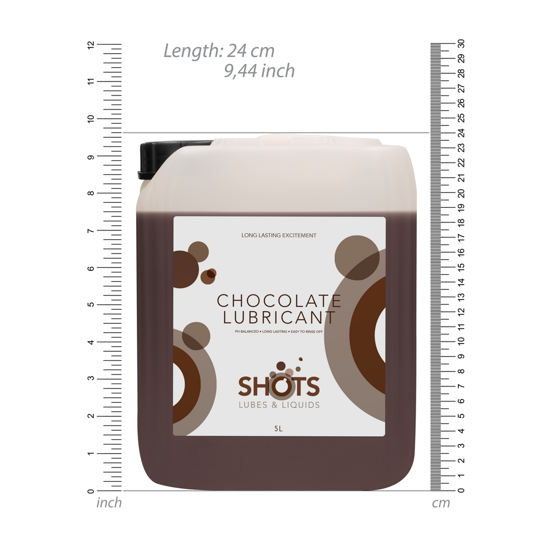 Shots lubes  liquids by shots Smeermiddel - Chocolade - 1,3 gal / 5 l (8714273525369)