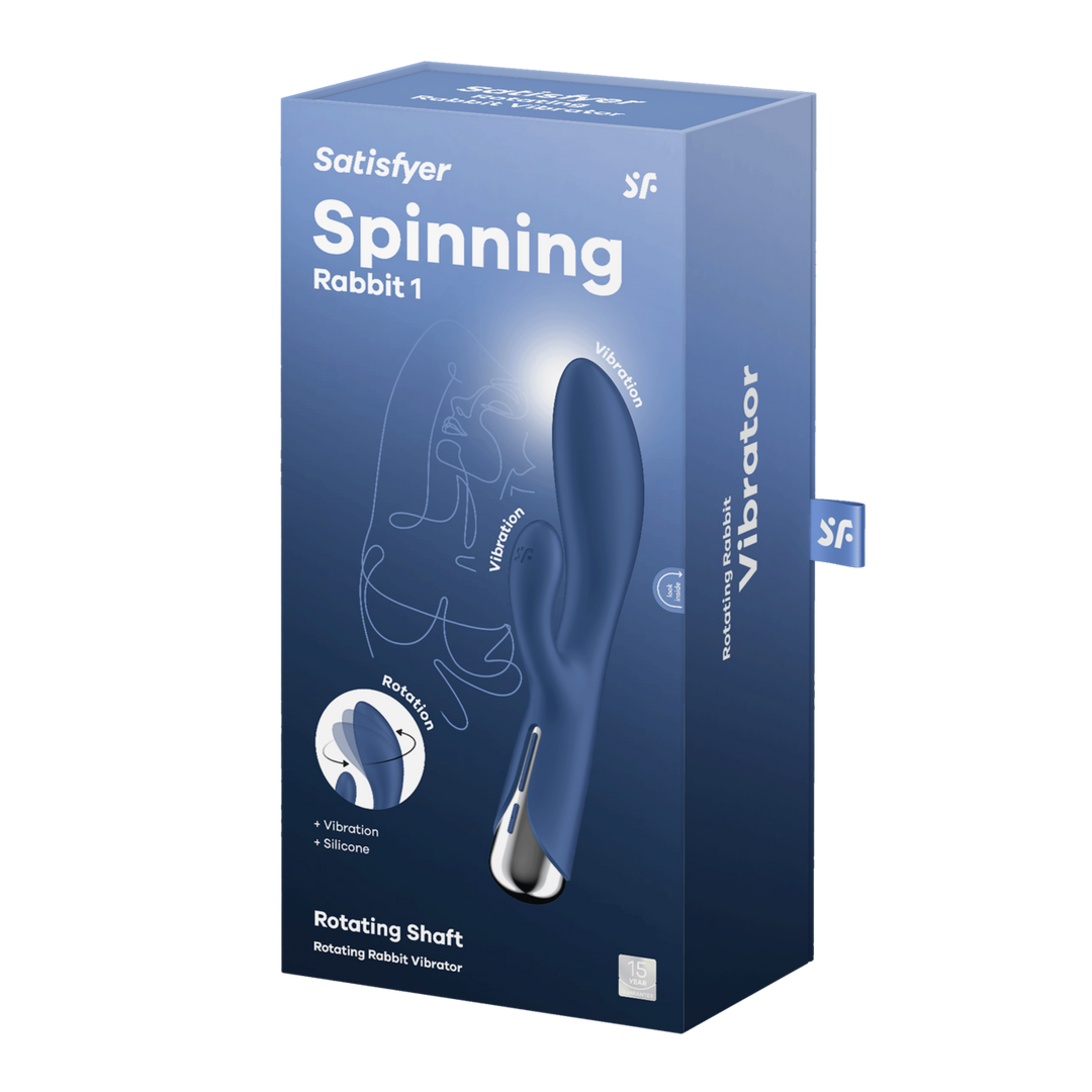 Satisfyer Spinning Rabbit 1 - Rotating Rabbit Vibrator - Blauw (4061504048734)