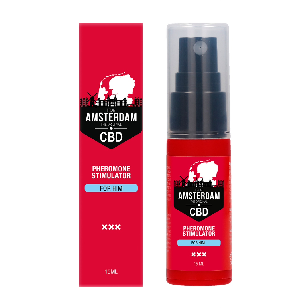 Pharmquests by shots Original CBD Amsterdam Pheromone Stimulator voor Hem - 0,5 fl oz / 15 ml (8714273491572)
