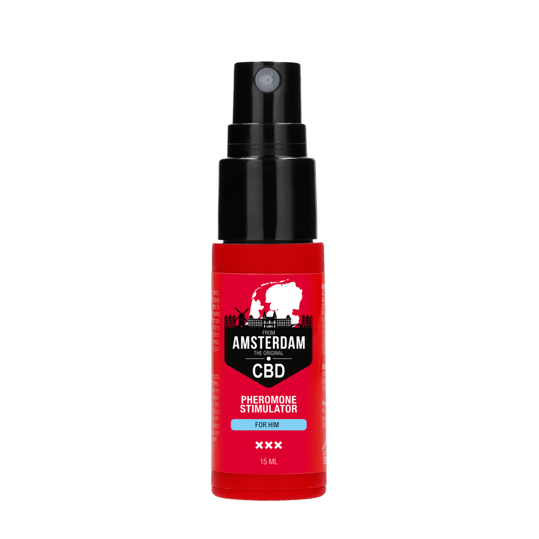 Pharmquests by shots Original CBD Amsterdam Pheromone Stimulator voor Hem - 0,5 fl oz / 15 ml (8714273491572)