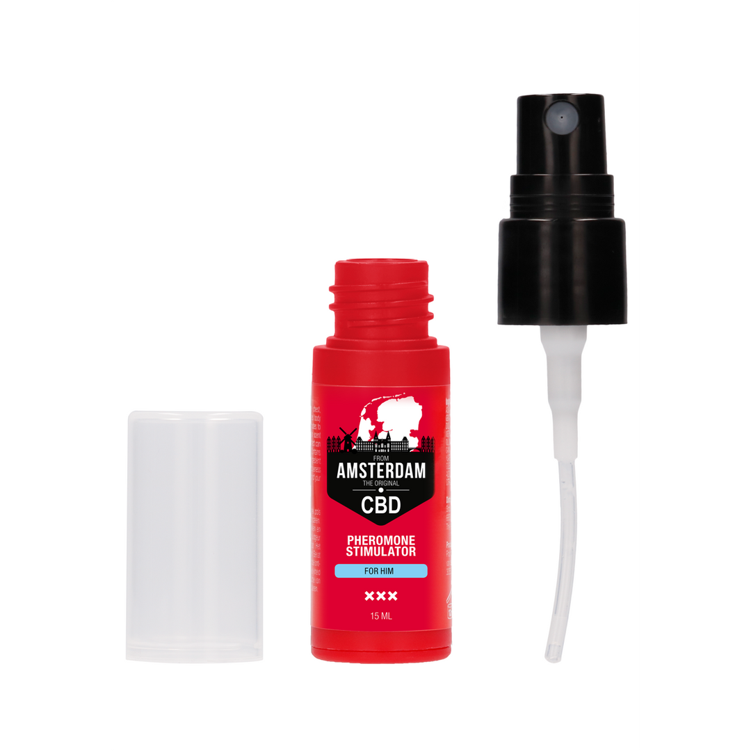 Pharmquests by shots Original CBD Amsterdam Pheromone Stimulator voor Hem - 0,5 fl oz / 15 ml (8714273491572)
