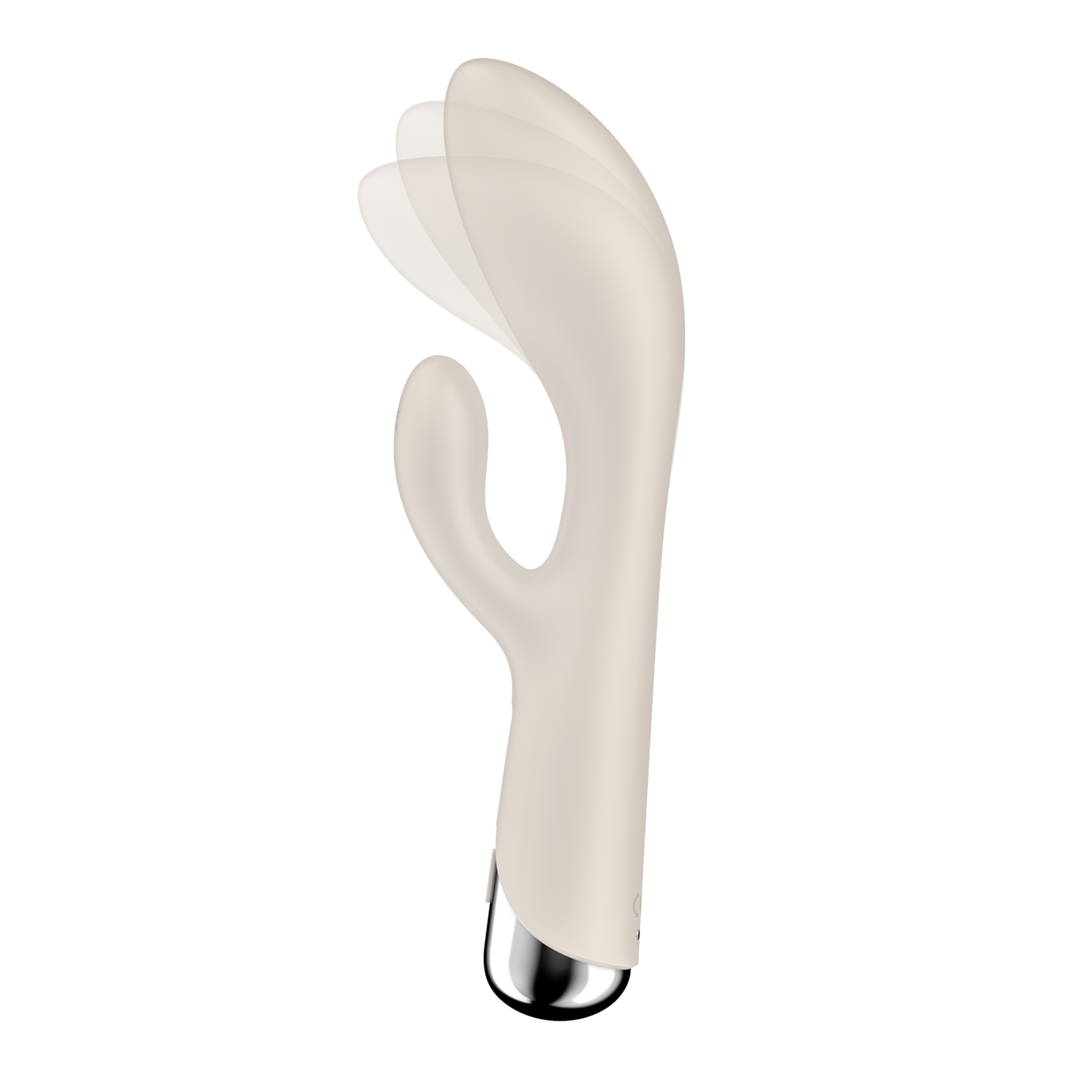 Satisfyer Spinning Rabbit 1 - Rotating Rabbit Vibrator - Beige (4061504048741)