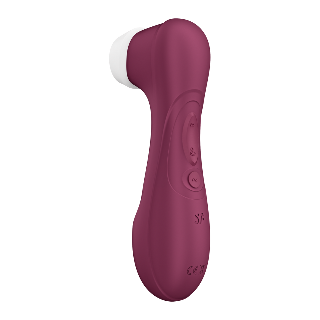 Satisfyer Pro 2 Generatie 3 - Double Air Pulse Vibrator - Liquid Air en Connect App - Wijnrood (4061504051840)