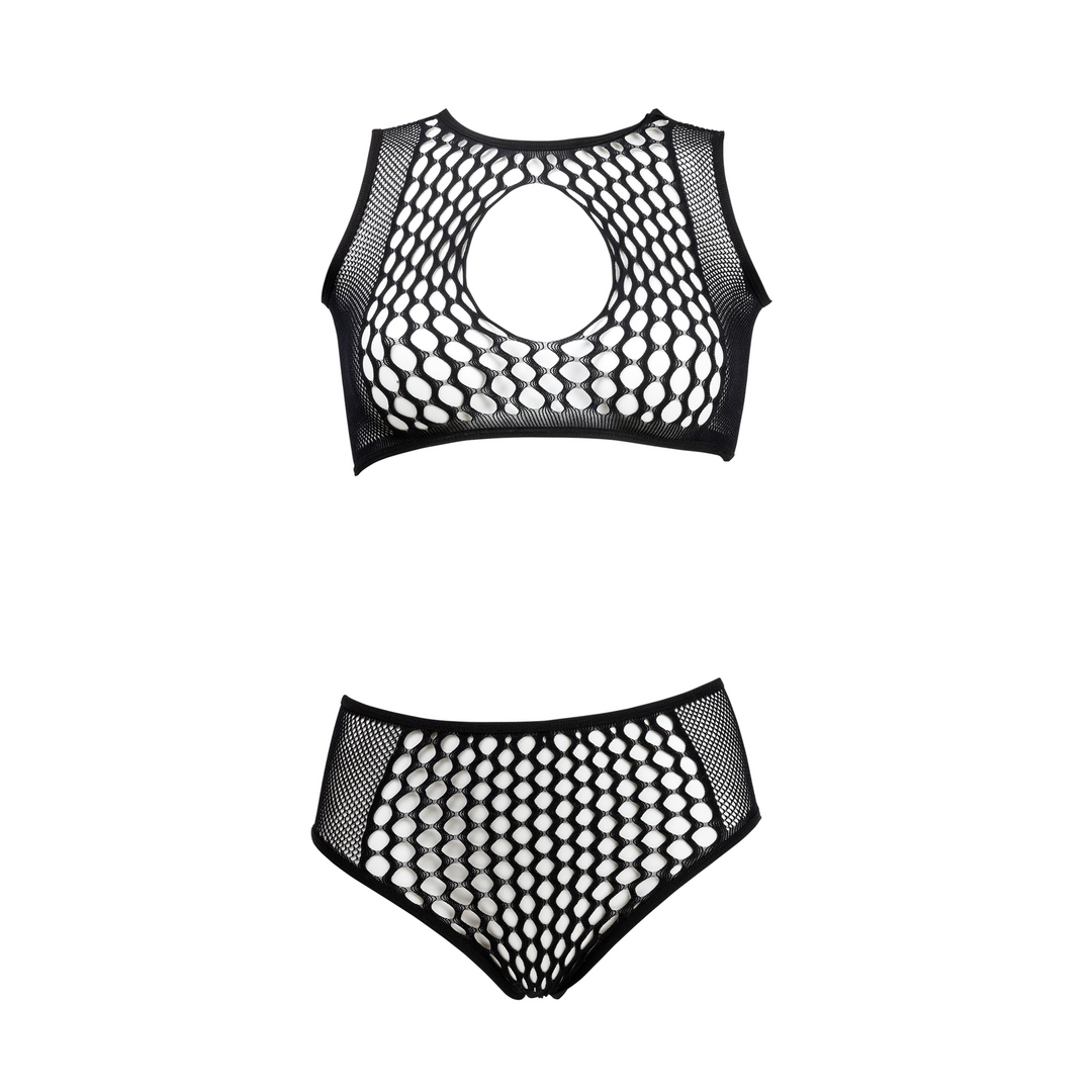 Le désir by shots Duo Net Key-Hole Beha Set - One Size (8714273495495)