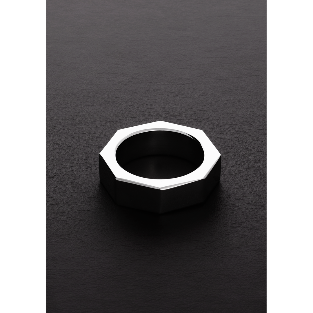 Steel by shots NUT Cockring - 0,6 x 0,2 x 50 / 15 x 6 x 50 mm (8714273781376)