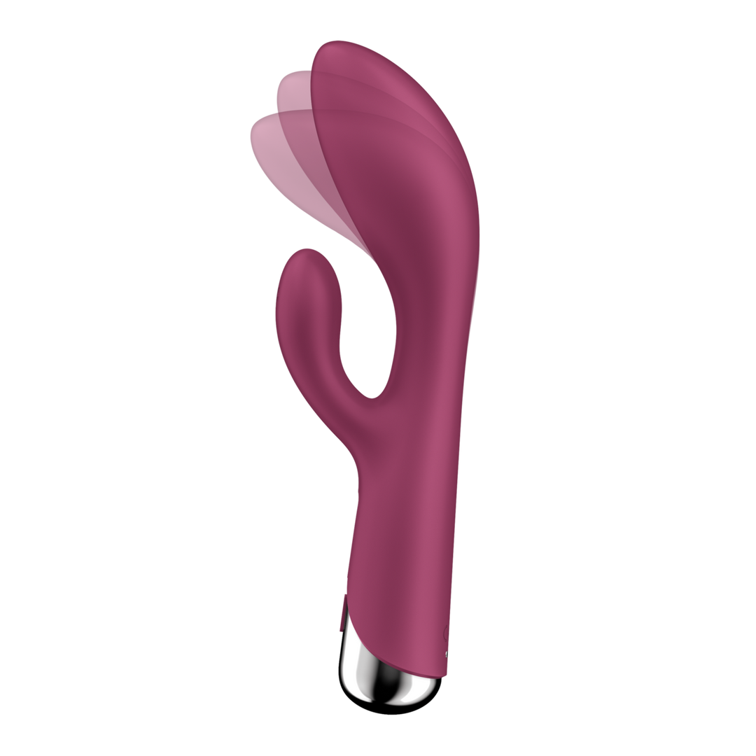 Satisfyer Spinning Rabbit 1 - Rotating Rabbit Vibrator - Rood (4061504048727)