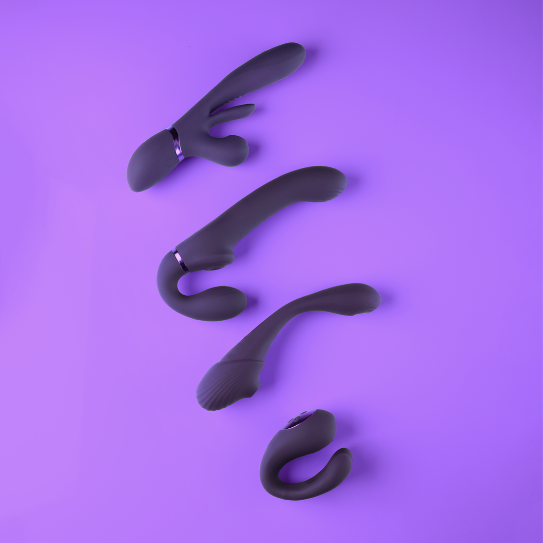Vive by shots Ai - Dual Vibrerende Air Wave Tickler Strapless Strapon (8714273537591)