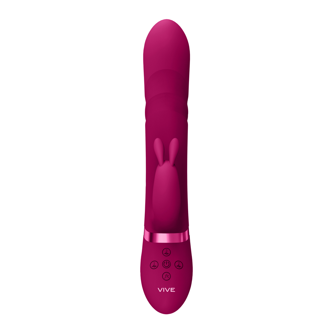 Vive by shots Nari - Vibrerende en Rotating Beads, G-Spot Rabbit - Roze (8714273537867)