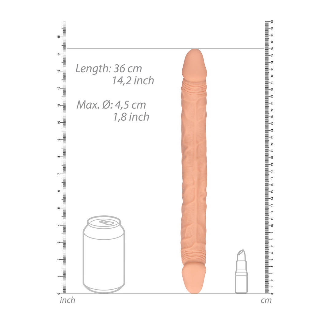 Realrock by shots Double Dong - 14 / 36 cm (7423522549568)