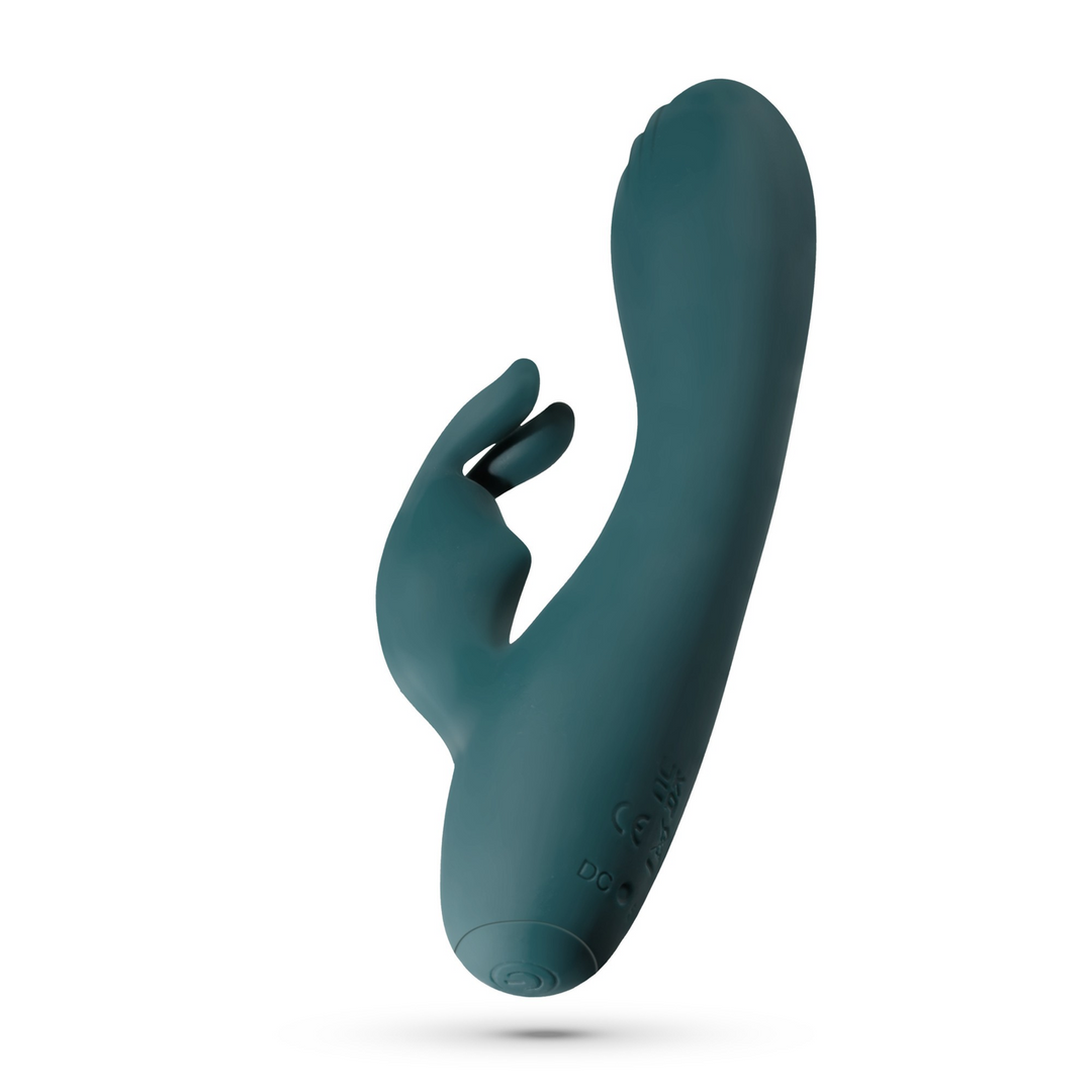 Crushious Lola - Mini Konijn Vibrator - Smaragd (7403254160866)