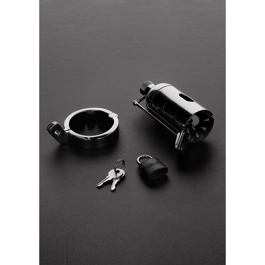 Steel by shots De Pleasure Dome Chastity Cage (8714273535788)