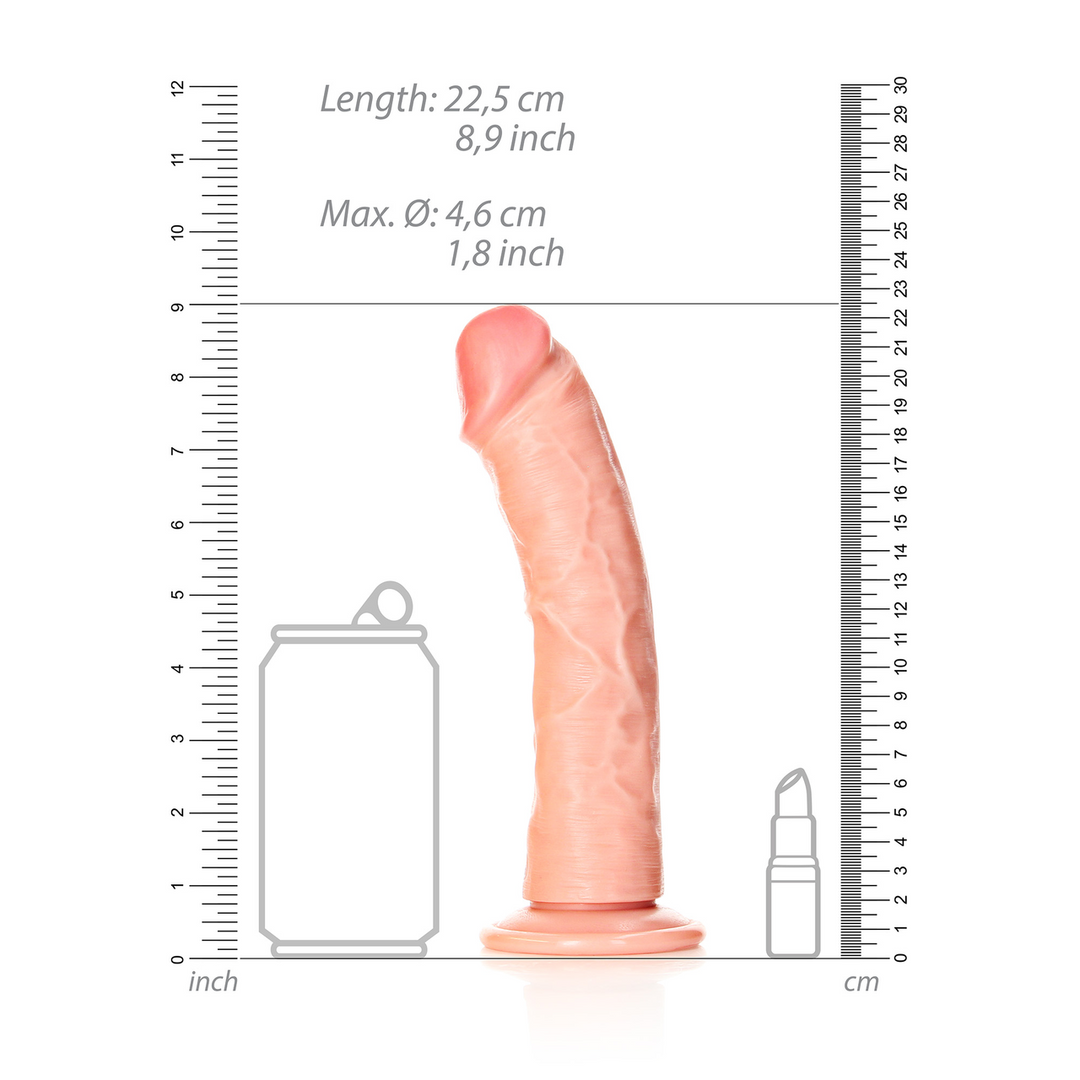 Realrock by shots Gebogen Realistische Dildo met Zuignap - 8 / 20,5 cm (7423522626658)