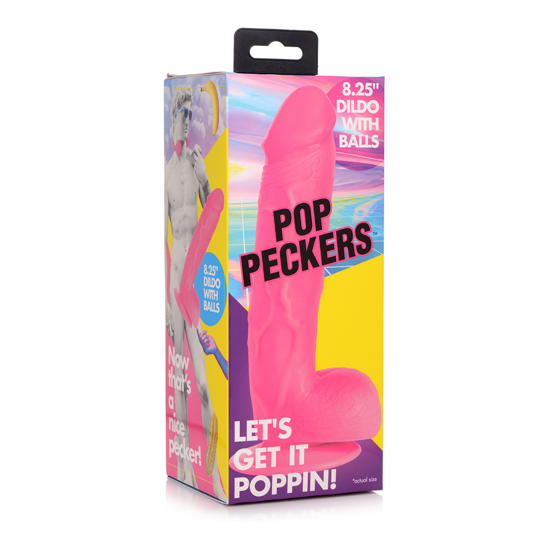 Xr brands POP - Dildo met Ballen - 8.25 / 21 cm (848518044839)