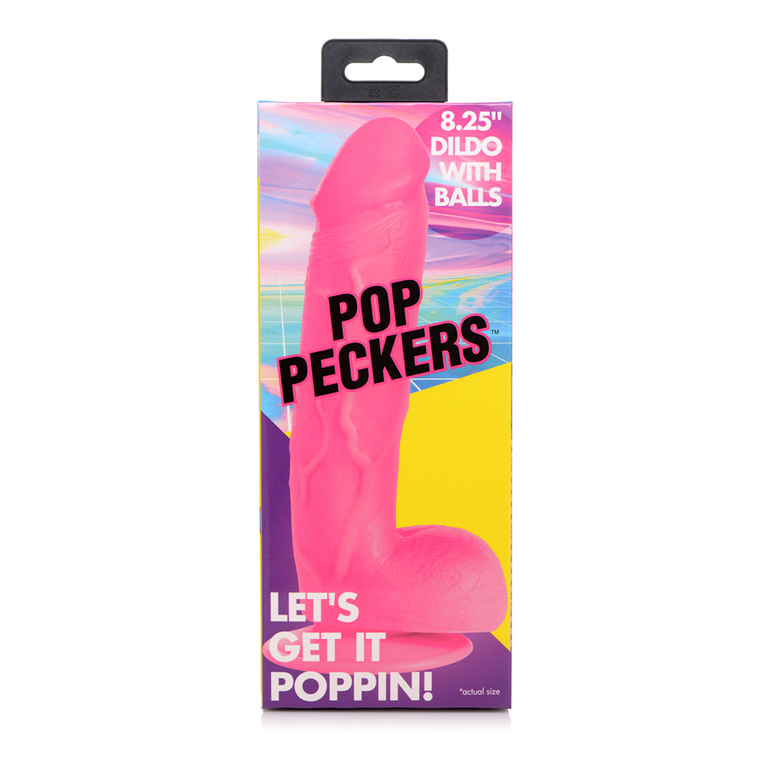 Xr brands POP - Dildo met Ballen - 8.25 / 21 cm (848518044839)