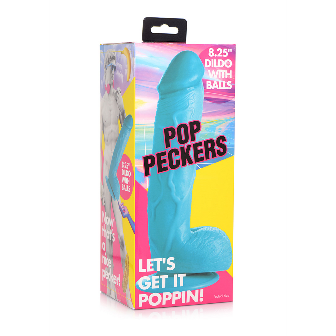 Xr brands POP - Dildo met Ballen - 8.25 / 21 cm (848518044815)