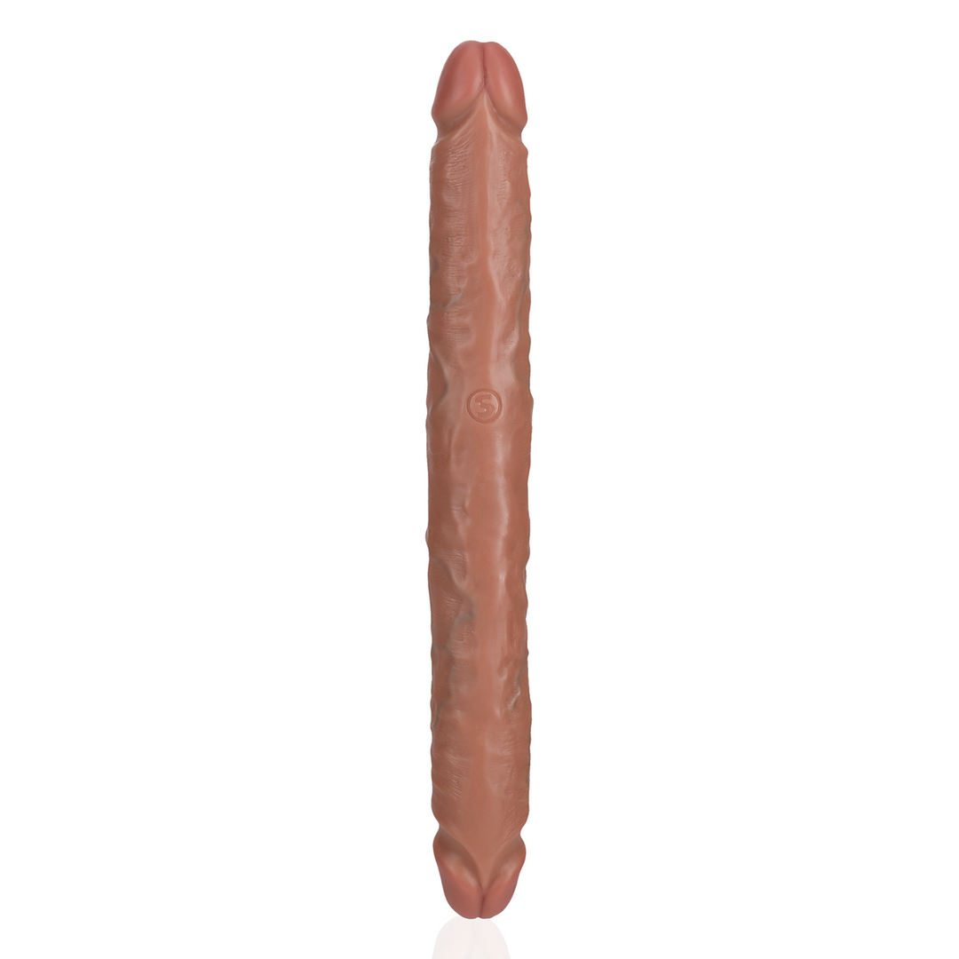 Realrock by shots Slim Double Ended Dong 12 / 30,5 cm - Tan (8714273505620)