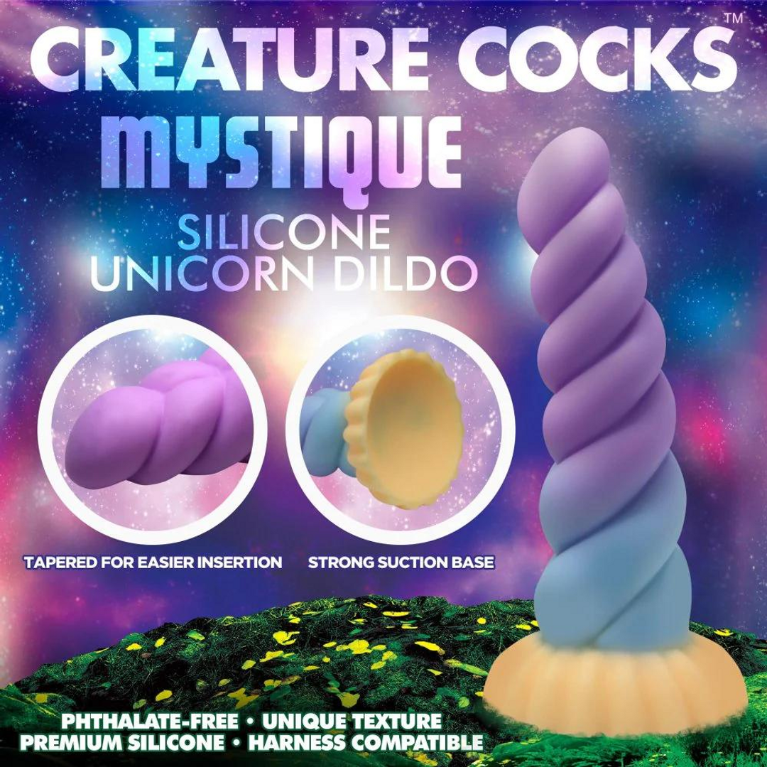 Xr brands Siliconen Eenhoorn Dildo (848518049056)