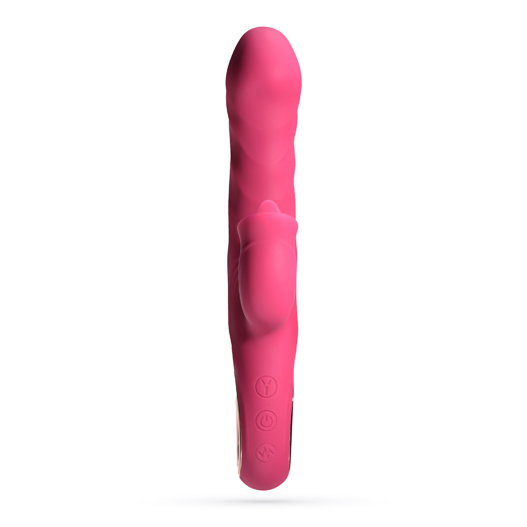 Crushious Mirenca - Wiggle Rabbit Vibrator - Roze (7403254160927)