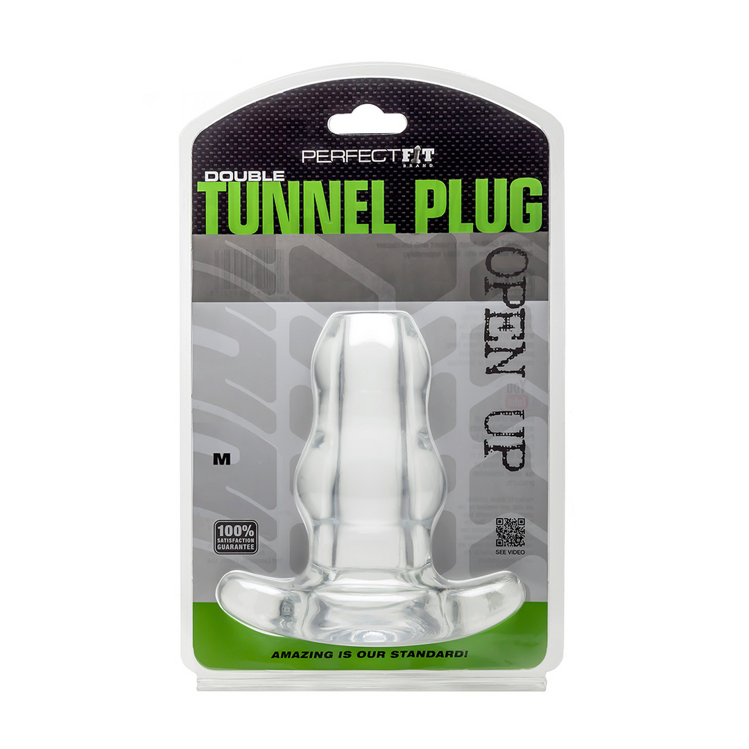 Perfectfitbrand Dubbele Tunnel Plug - Holle Butt Plug - M (852184004486)