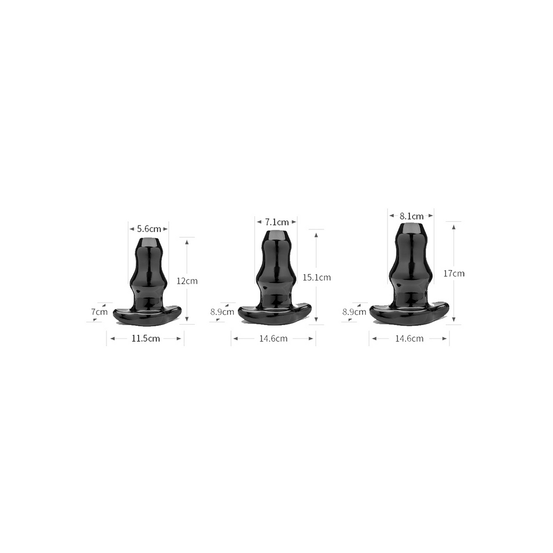 Perfectfitbrand Dubbele Tunnel Plug - Holle Butt Plug - M (852184004486)