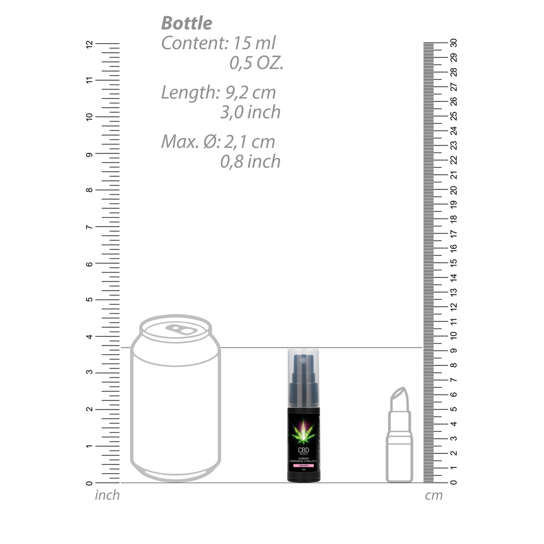 Pharmquests by shots CBD Cannabis Pheromone Stimulator Voor Haar - 0.5 fl oz / 15 ml (8714273491565)